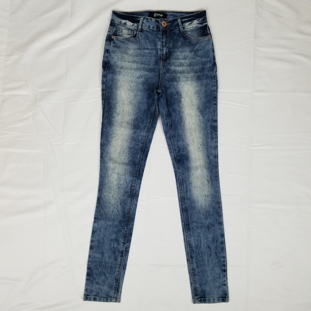 Rewash Take Care Of Me Acid Wash Skinny Jeans
